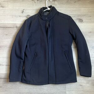 Zara navy blue  Quilted Jacket